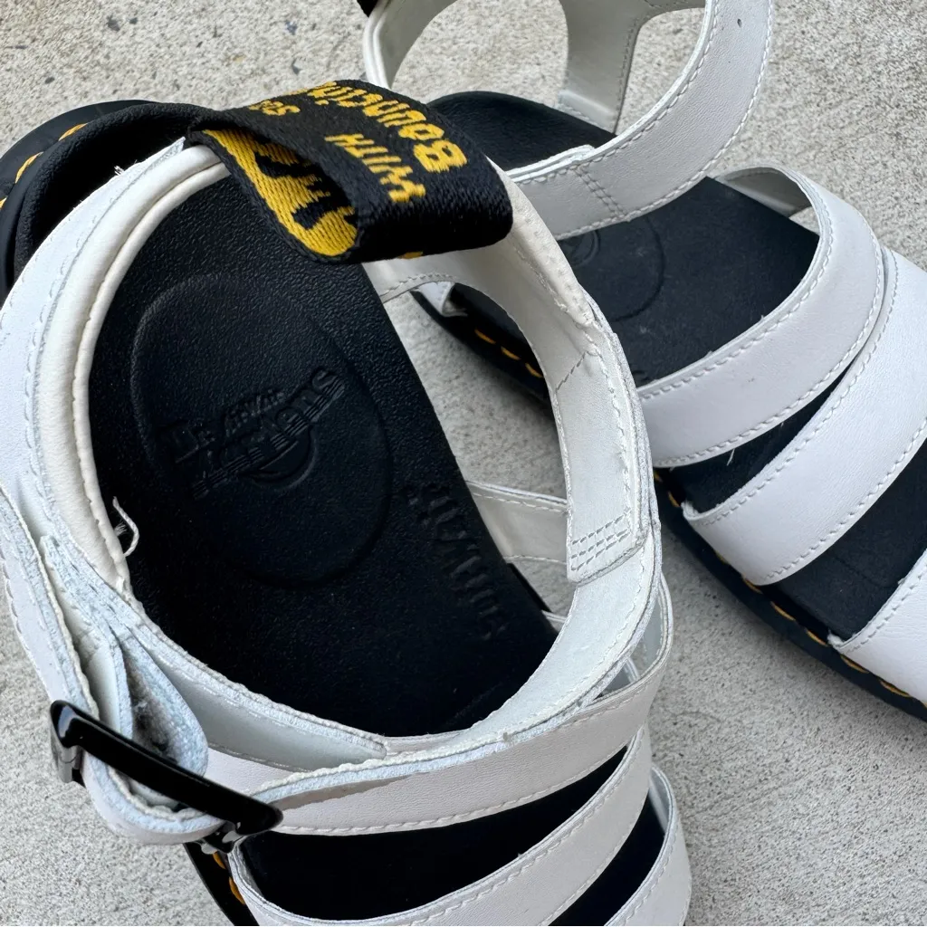 Dr. Martens Blaire Hydro Leather Strap Platform Sandals Chunky size 8 - Image 7