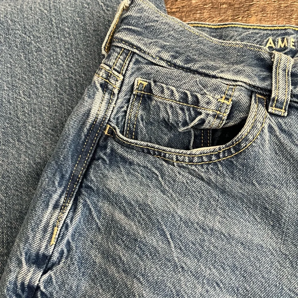 American Eagle Outfitters Relaxed Blue Jeans - Image 5