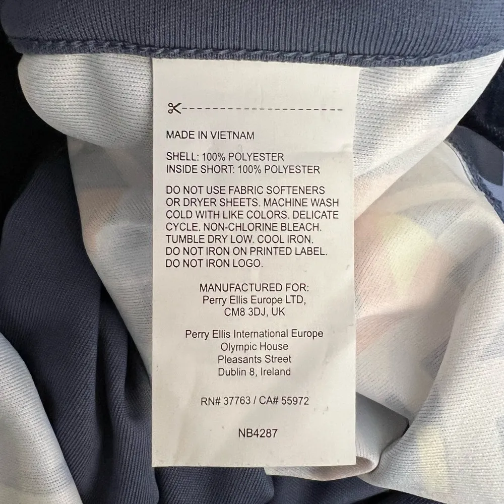 Callaway Golf Skirt Blue White Geometric Print Sporty Active Extra Large New - Image 6