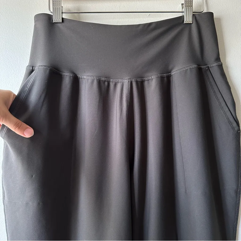 Old Navy Powersoft Olive Green Taupe Brown Jogger Elevate Active Legging Size L - Image 4