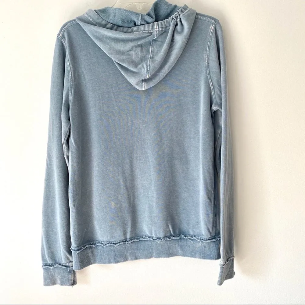 Junk Food Peace Sign America Blue Hoodie Small - Image 7