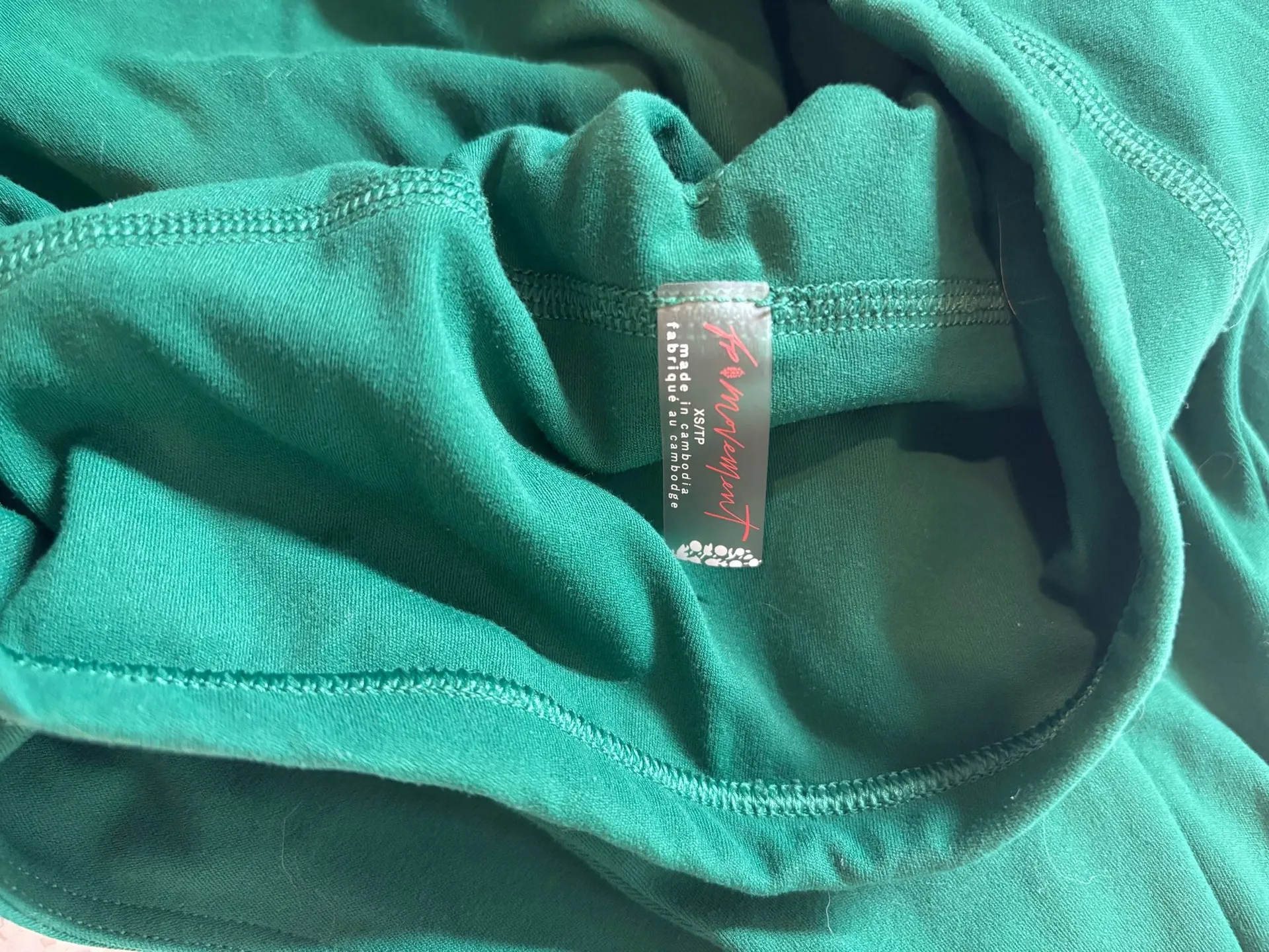 Free People Movement Sports Bra Green Size XS - Image 3