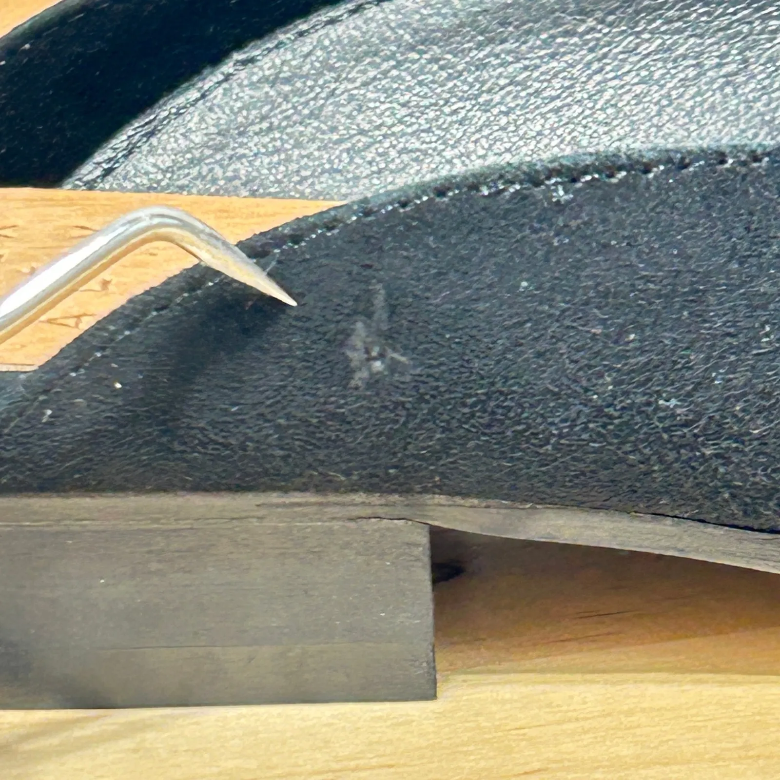 Alex + Alex Womens Black Embroidered Floral Pointed Toe Slip On Mule - Image 6