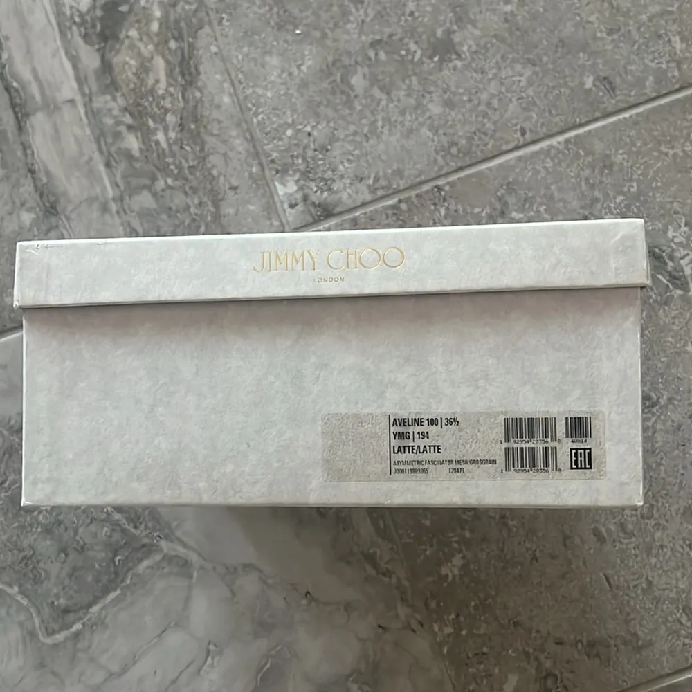 Jimmy Choo Aveline 100 Sandals w/Asymmetric Grosgrain Mesh Fascinator Bows NEW - Image 15