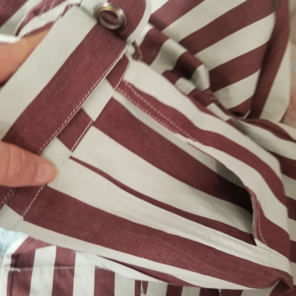 UNIQ USA Striped Ankle pants Brown Size undefined - Image 6