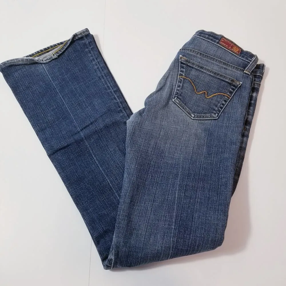 Adriano Goldschmied Jeans Low Rise Bootcut Blue Denim - Image 4