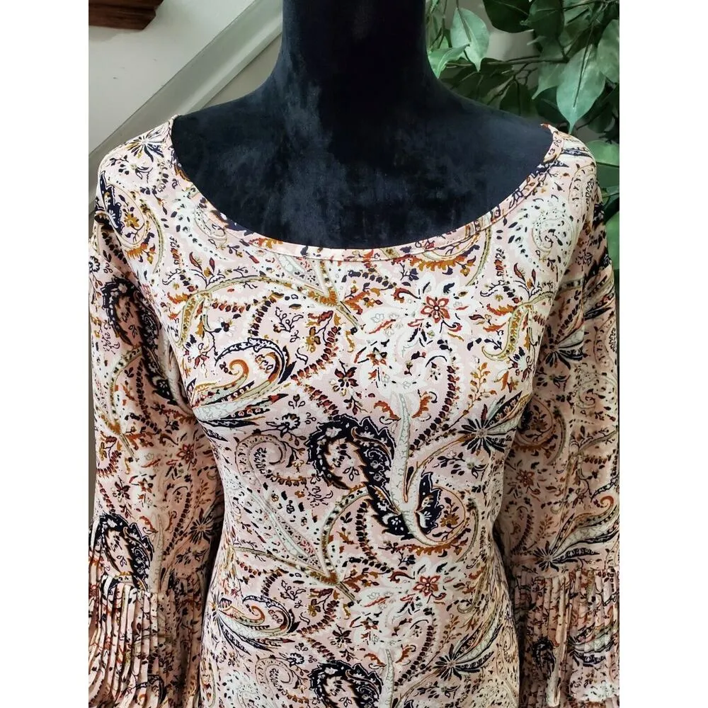 Est.1946 Women's Multicolor Polyester Round Neck Long Sleeve Pullover Blouse 24W - Image 2