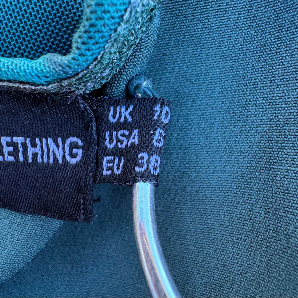 PrettyLittleThing Abstract Flame Print‎ Mesh Corset Ruched Bodycon Dress Size 6 - Image 8