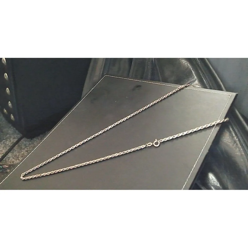 Egyptian Storyteller Round 925 Sterling Silver Vintage with Rope Chain - Image 14