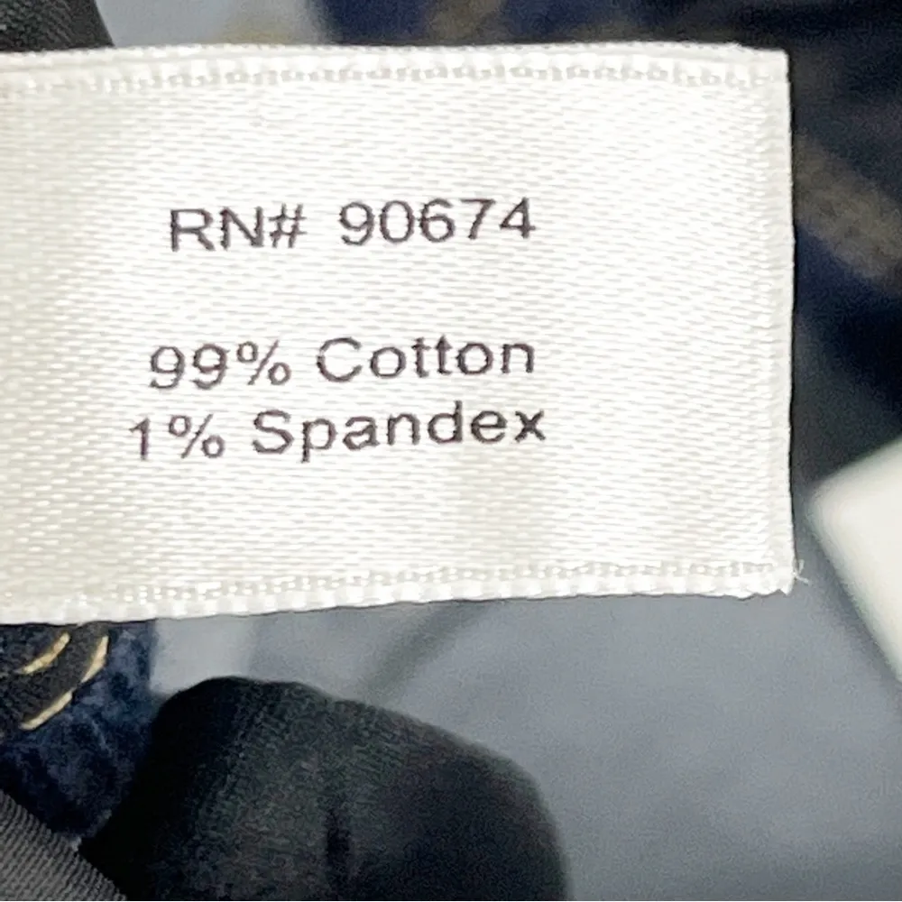 BOSTON PROPER Dark Wash Flared Leg Jeans, Size 4 - Image 4