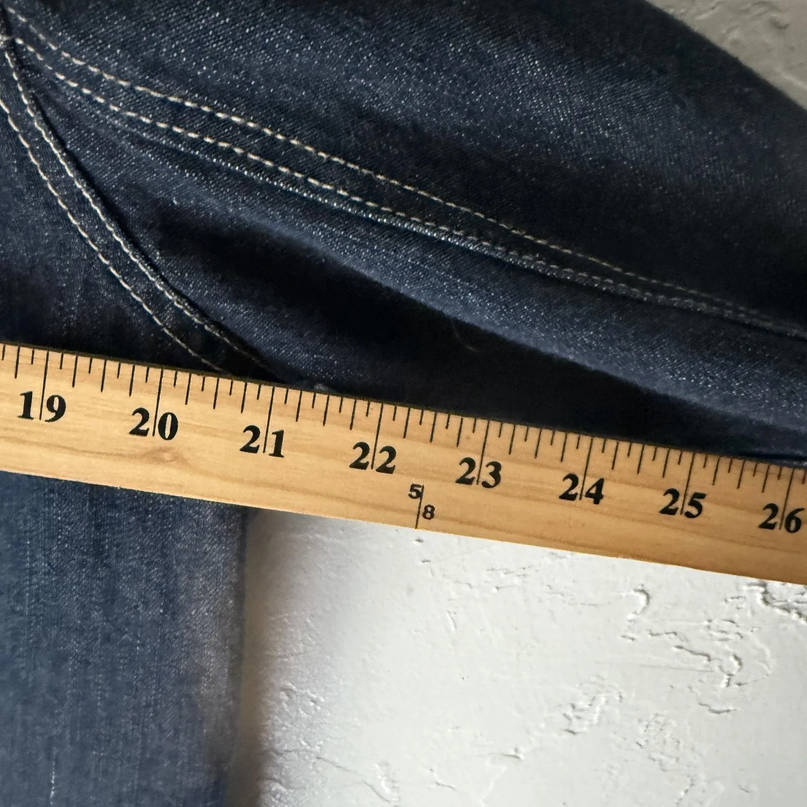 New Direction Jacket Y2k Large Blue Denim Lace Up Grommet‎ Moto Western Boho - Image 7