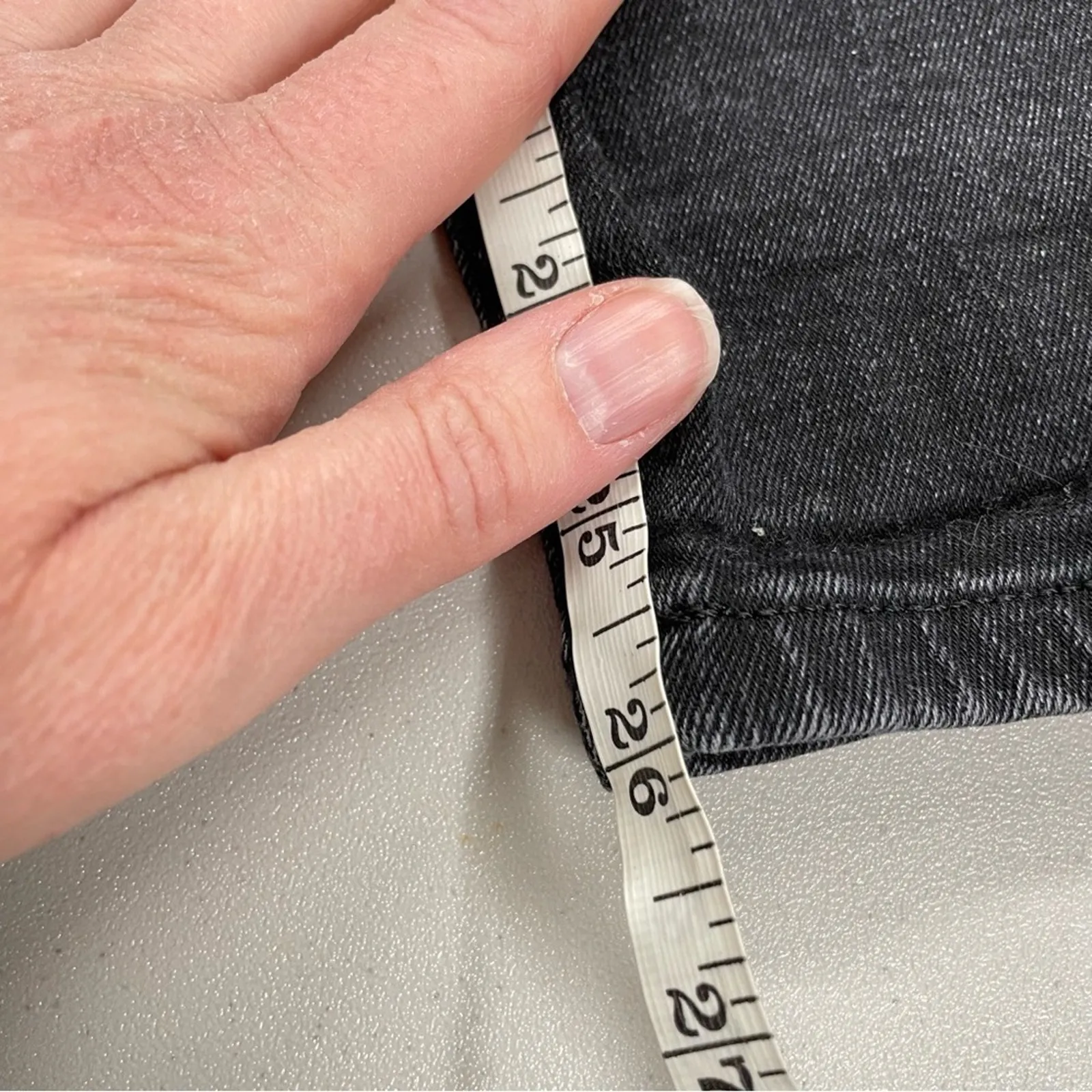 Everlane Grey High Rise Skinny Jeans Womens 27 Zip Fly Denim Casual Classic - Image 13