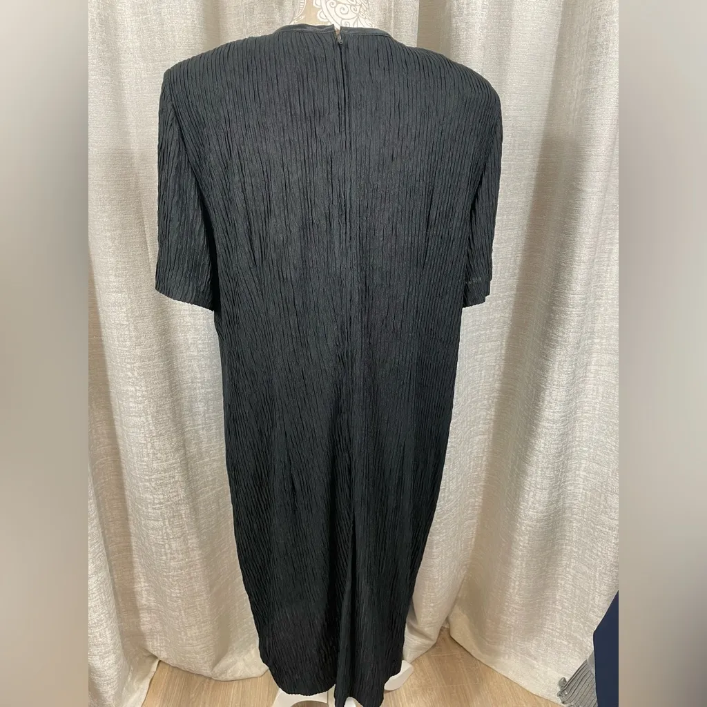 Leslie Fay Black Dress & Jacket Set – 18WP - Image 7