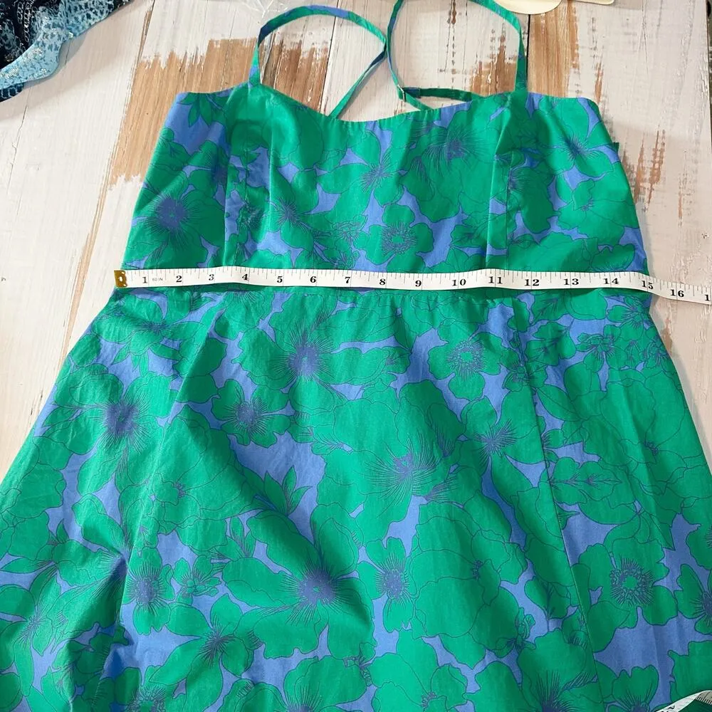 XIRENA Ava Floral Cotton Sundress Ibiza Casual Resort Wear Medium - Image 10