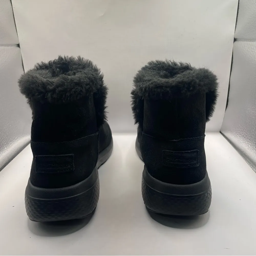 Skechers Solid On the Go Joy Bundle Up Ankle Boots Black Women’s 9 - Image 3