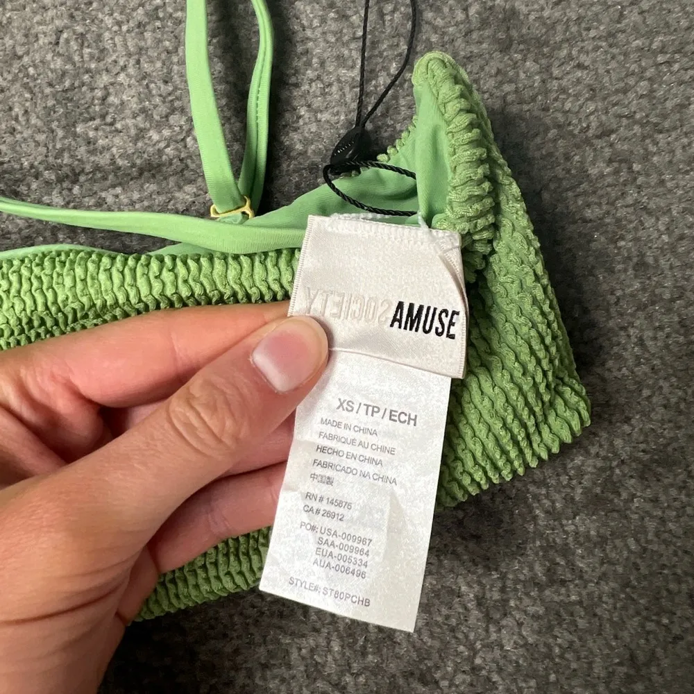 NWT  Green Ribbed Bikini Set - Image 9