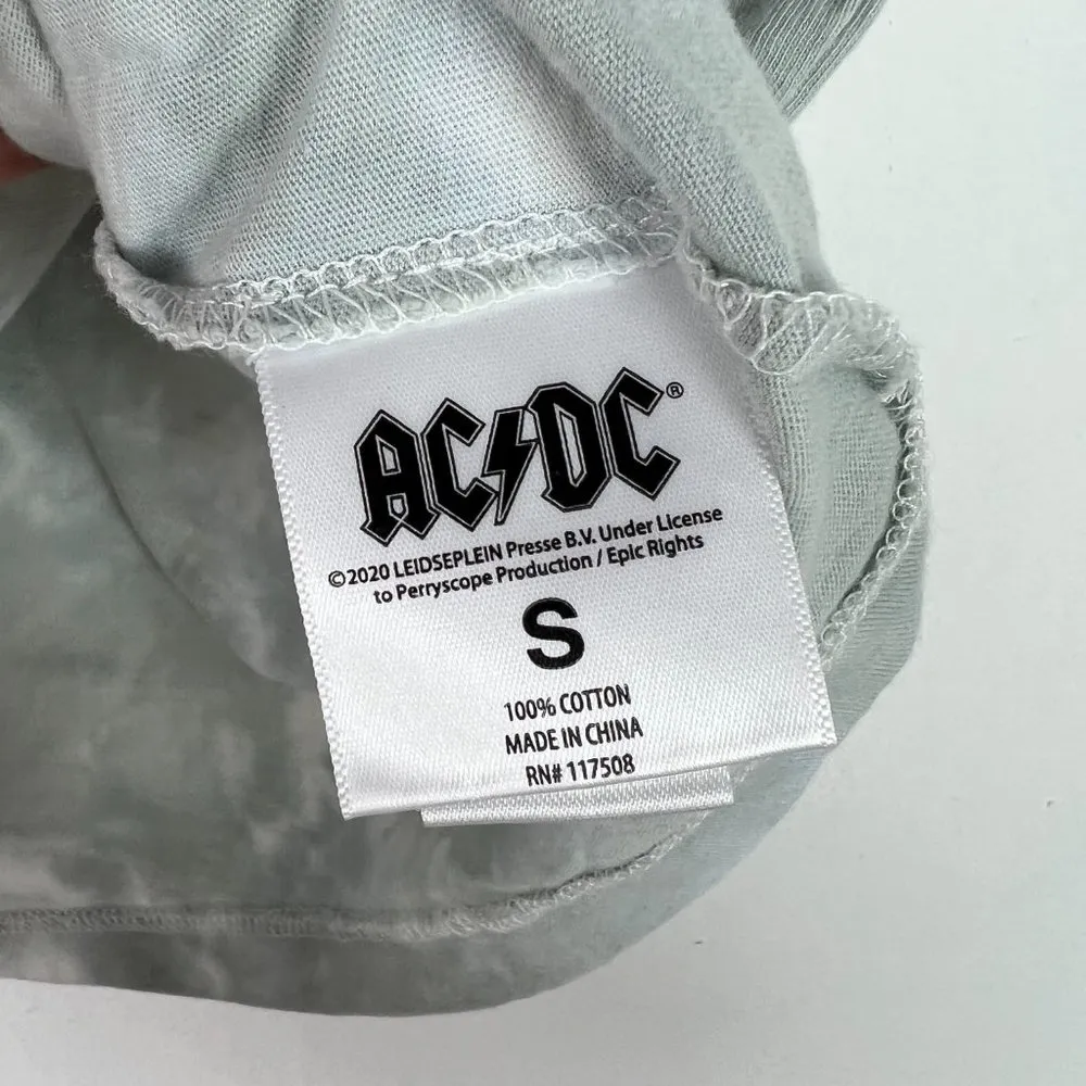 Elizabeth and James Tie Dye AC/DC Hells Bells Short Sleeve T-Shirt Size Small S - Image 8