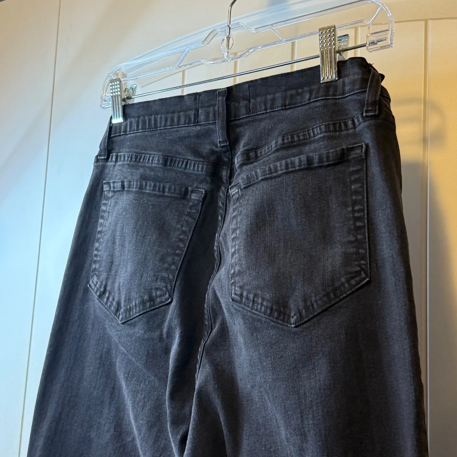 Not Your Daughters Jeans Womens Sz 6 Black Lift Tuck Straight Leg Jeans Trendy # - Image 5