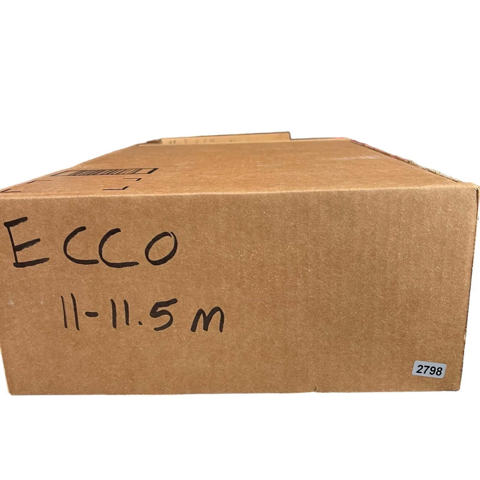 ECCO Womens Gruuv Leather Leisure Elastic Laces Trainers Sneakers Shoes Size 11 - Image 8