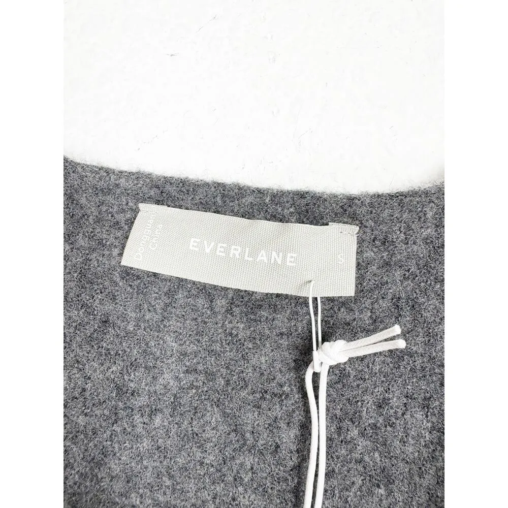 NWT Everlane The Cozy Stretch Tank Size Small Cropped Wool Yak Hair Gray Chic - Image 4