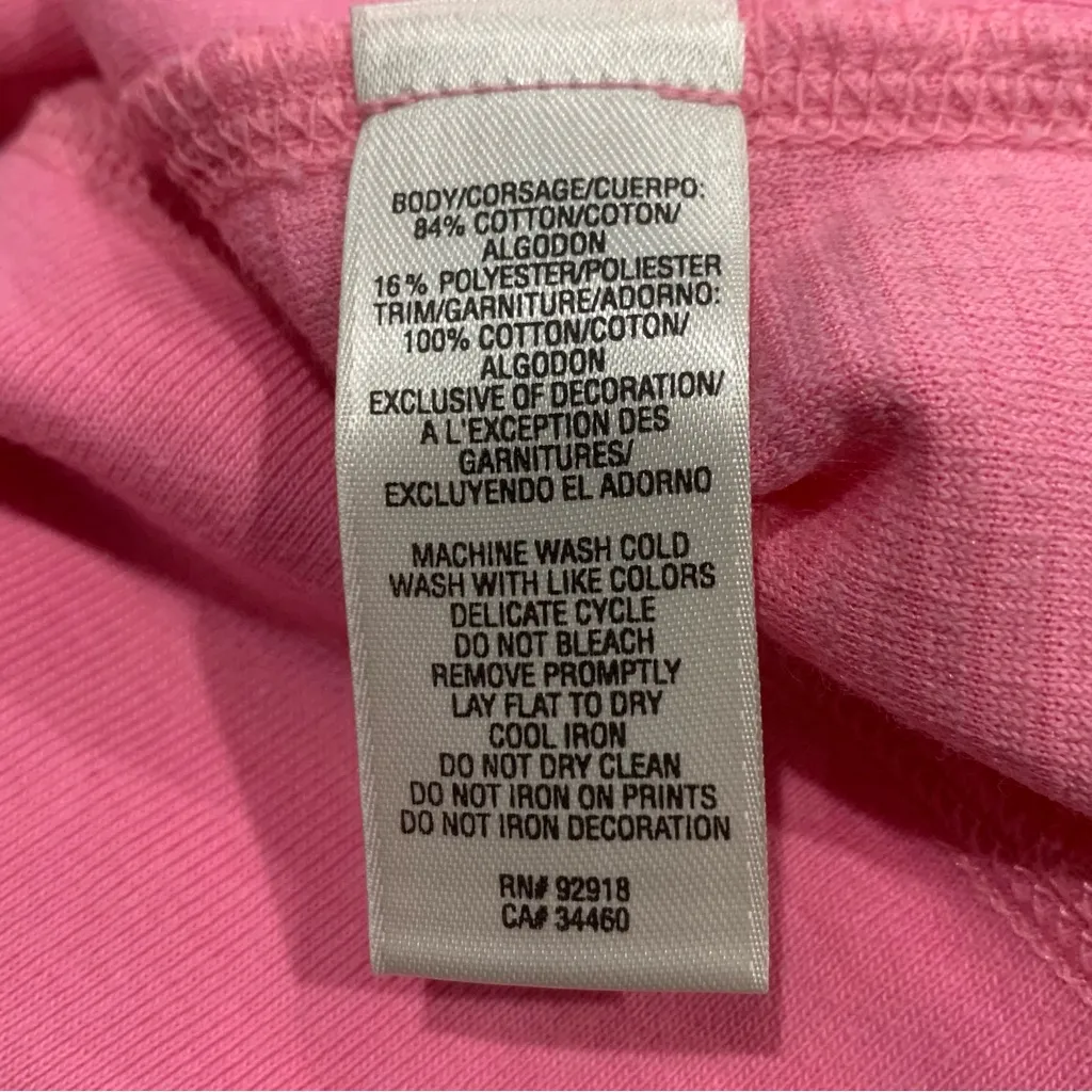 Juicy Couture Pam Gela It Girl Sleepshirt Nightgown Pink Women's Medium - Image 9