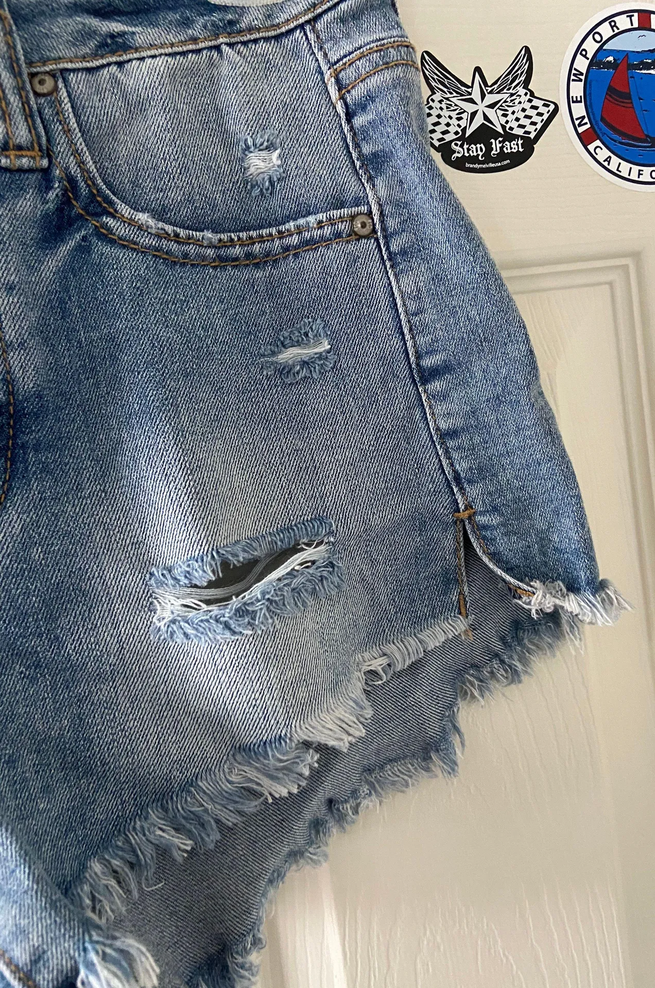 RSW High Rise Jean Shorts  - Image 4