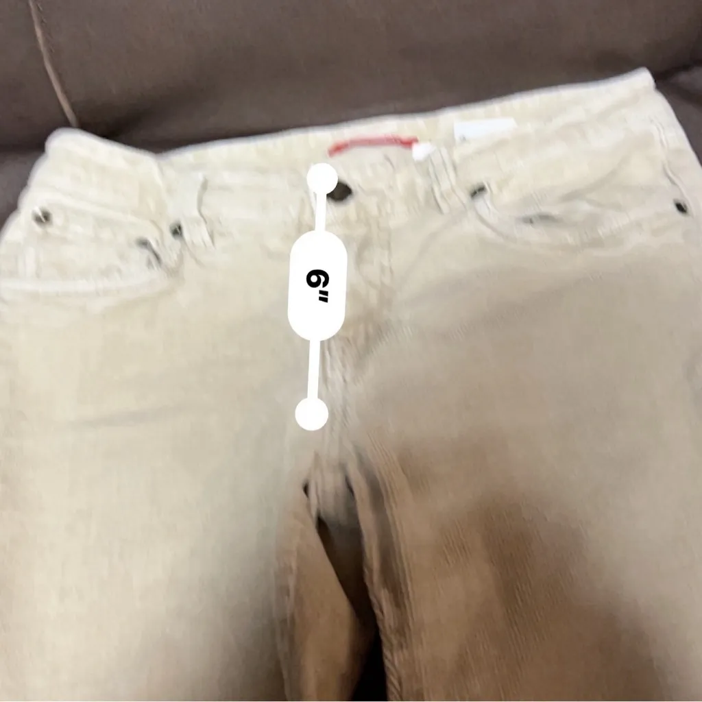 Women's Unionbay Beige Corduroy Pants Size 3 - Image 8