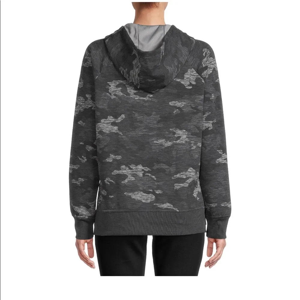 Athletic Works Womens Hoodie Size 20 Black Gray Camouflage New - Image 5