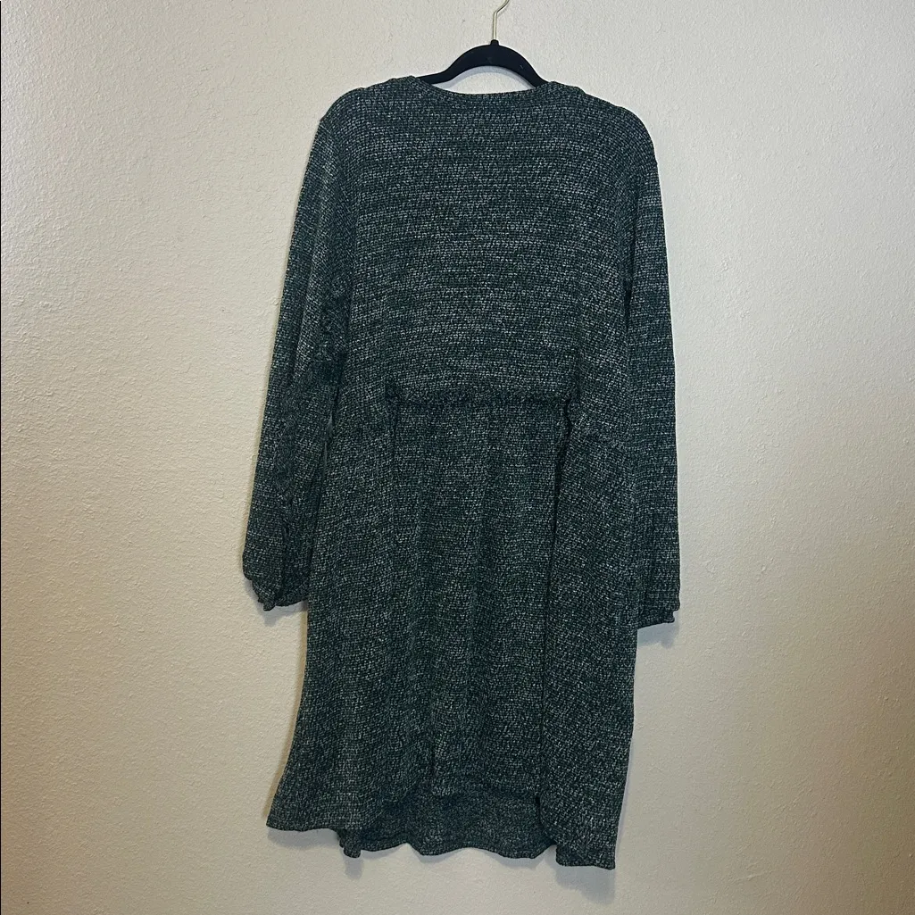 Anthropologie RO & DE Green Long Sleeve Stella Ruffled Mini Dress Size 2X NWT - Image 8