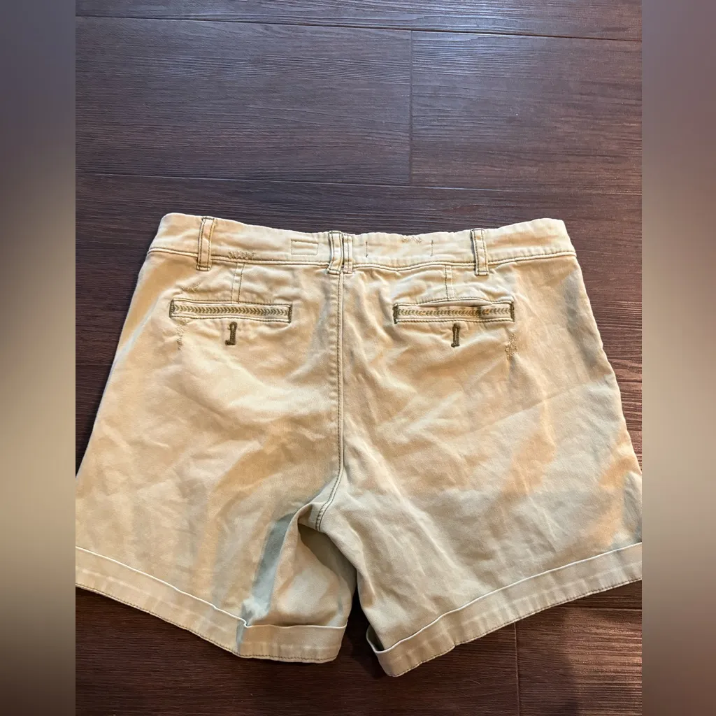 Anthropologie Pilcro And The Letterpress‎ Chino Shorts Hyphen Fit Tan Size 28 - Image 5