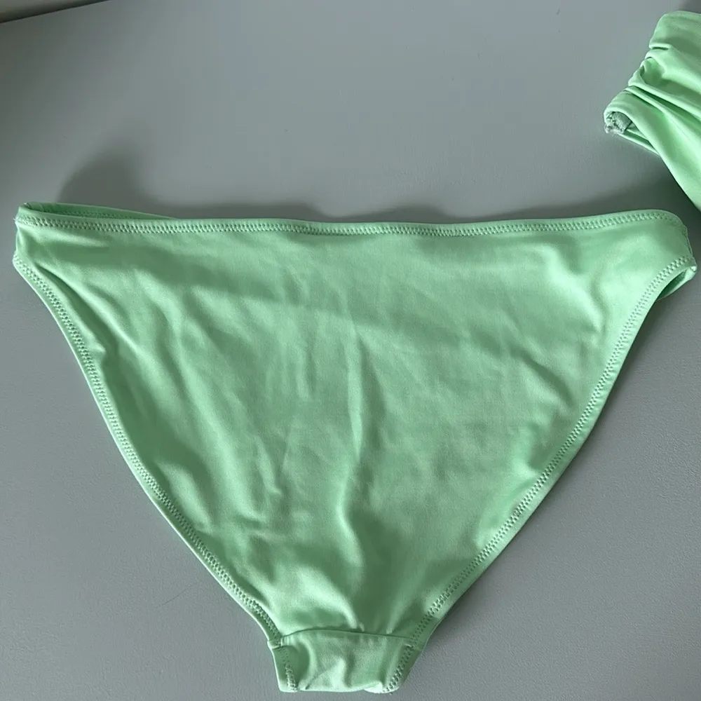 H&M Sage Green Mojito Bikini Bathing Suit with High-Cut V-Front / Small - Image 9