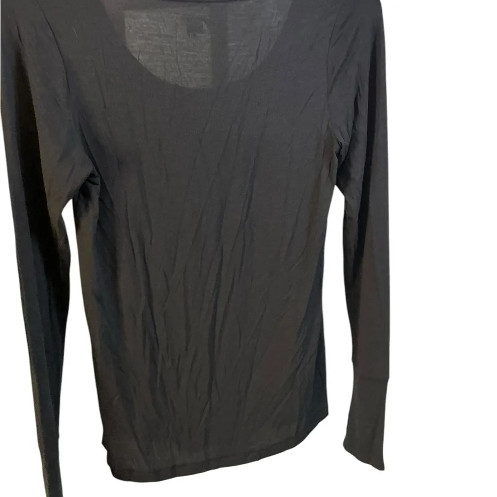 Black Long Sleeve Top - Image 2