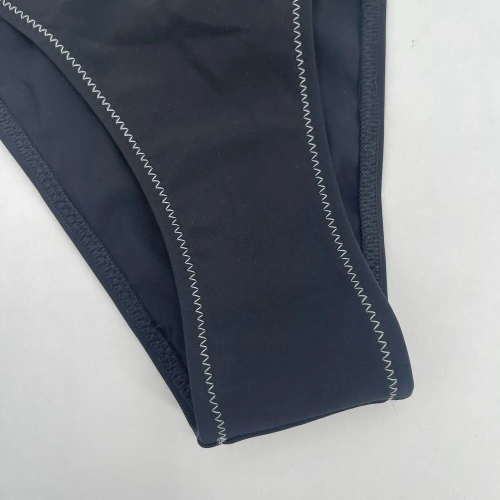 SOLID & STRIPED x Sloane Stephens Bikini Bottoms Size Large Black The Jayden NWT - Image 11