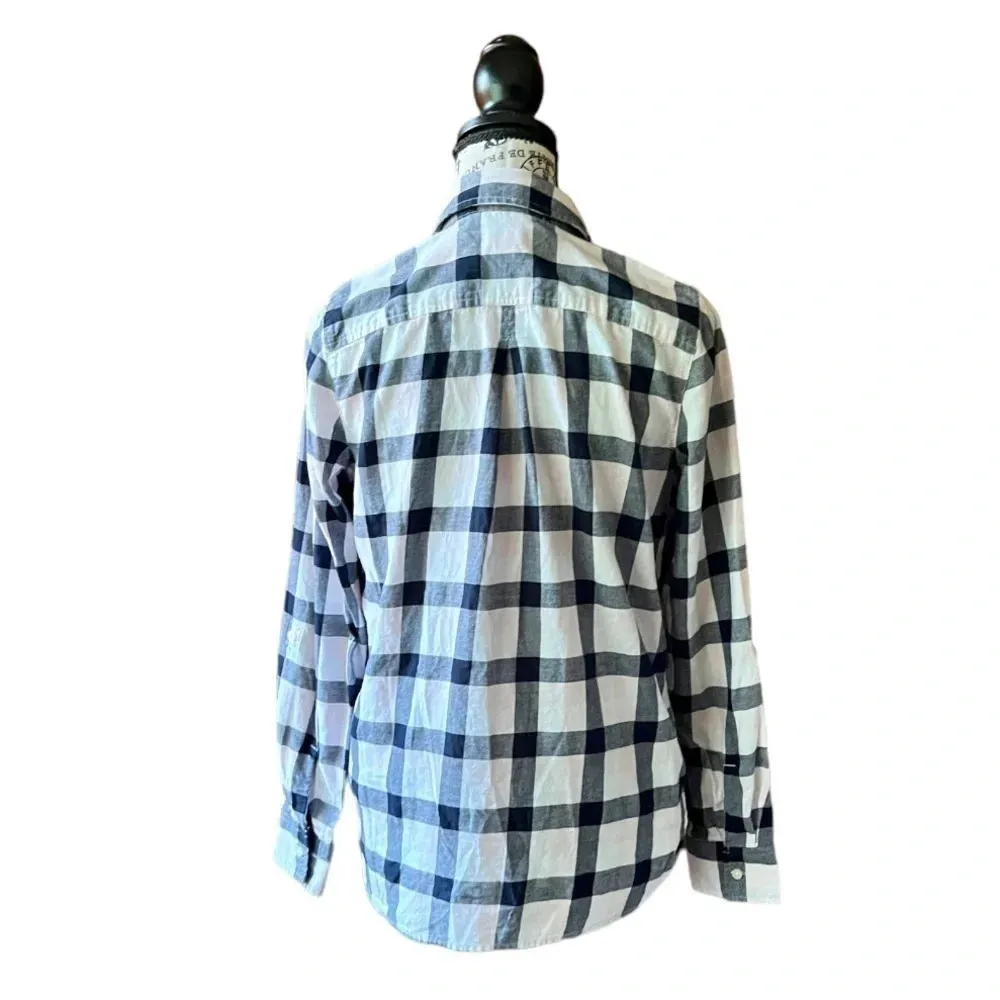 Tommy Hilfiger Check Plaid Popover Shirt S Fishermen Angler Hiking Preppy Y2K - Image 5