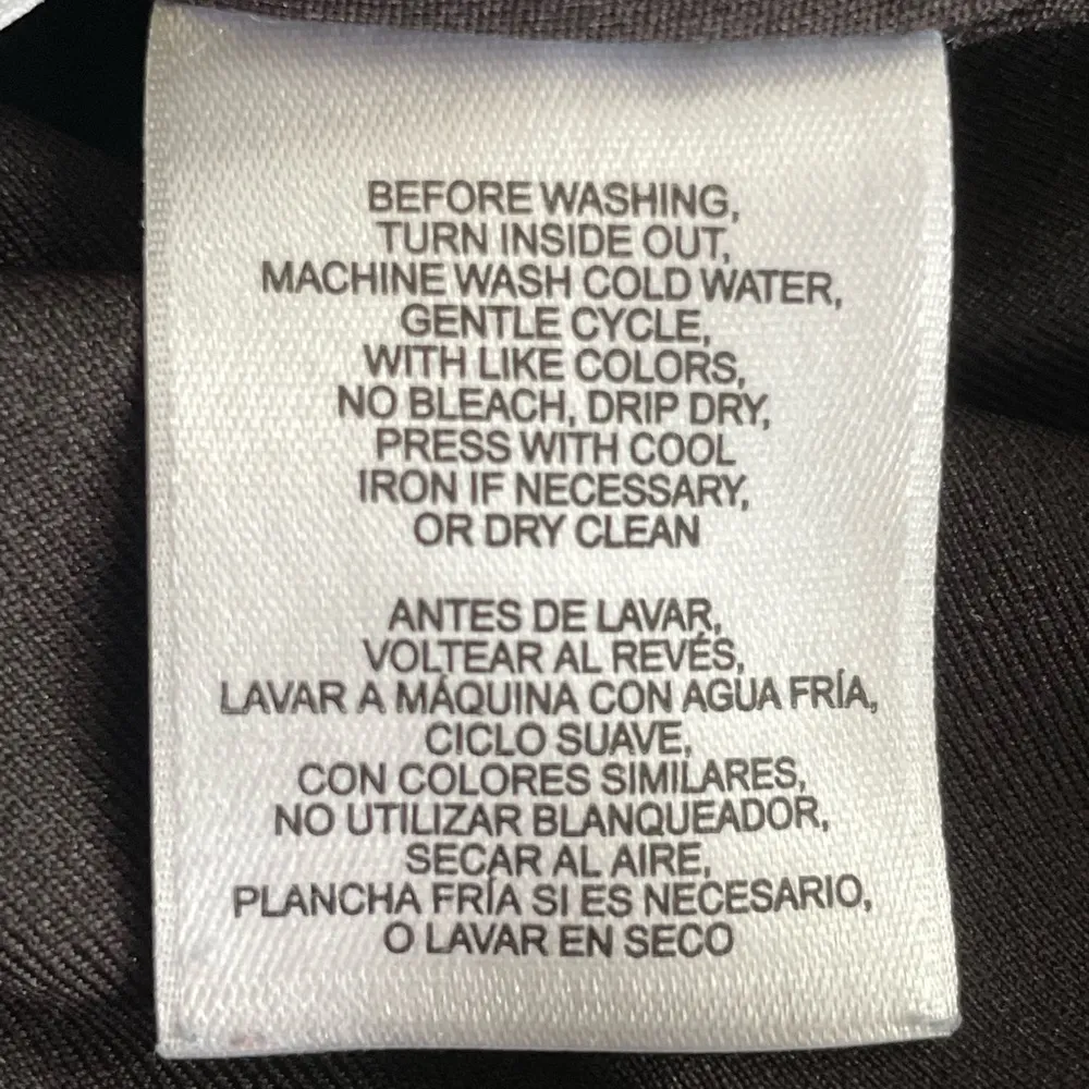 Anne Klein Sleeveless Floral Midi Dress Black w/Green & Pink Flowers Size 4 - Image 8