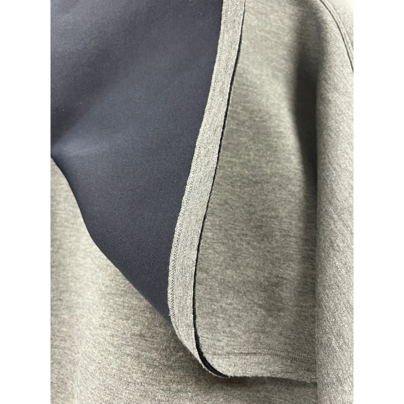 Ann Mashburn Gray Long Sleeve Layered Sweatshirt Asymmetric‎ Dress Size XL - Image 3