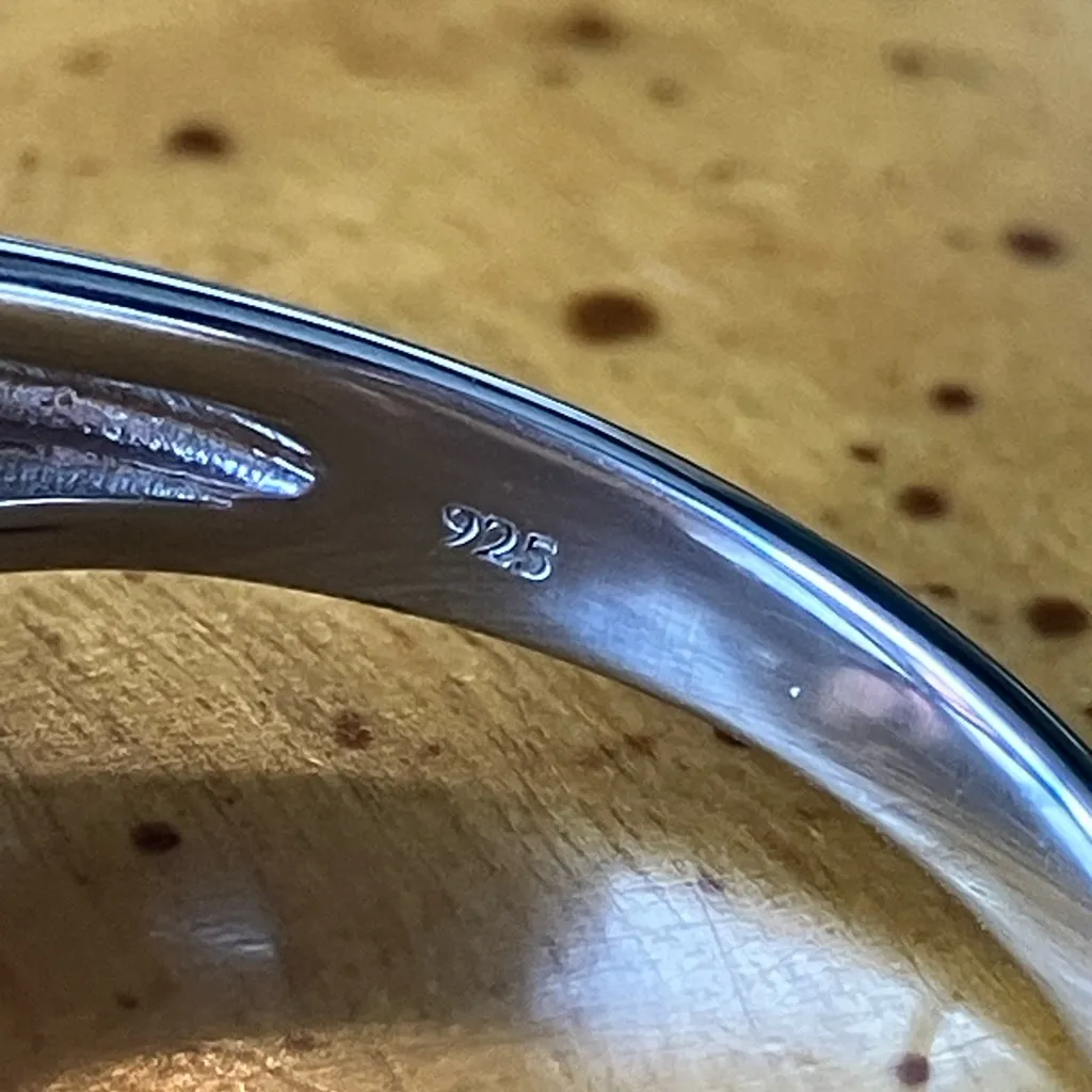 Ethiopian Opal Kingman Turquoise Sterling Silver Ring Size 9 - Image 7