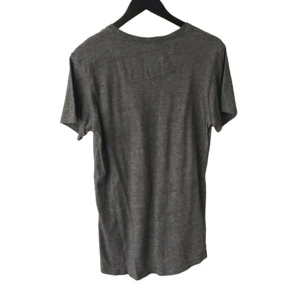 Modern Amusement Pocket T Shirt Basic Minimal Tee Cotton Short Sleeve Gray S - Image 4