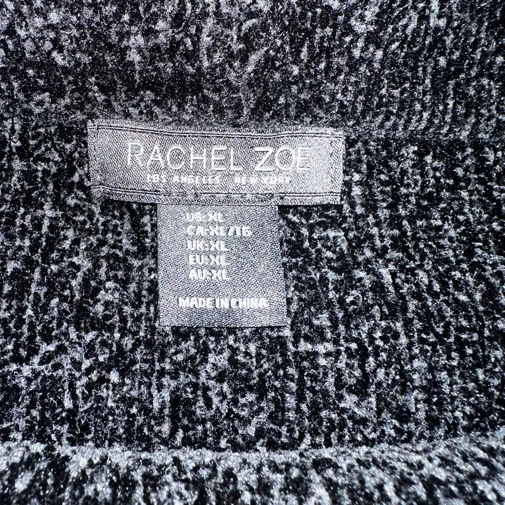 Rachel Zoe Women’s Sz:L Black Chenille Cowl Neck Sweater. Super Soft. - Image 6