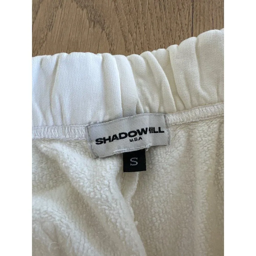 Shadow Hill - Flame Leg Sweatpants in White - Image 3