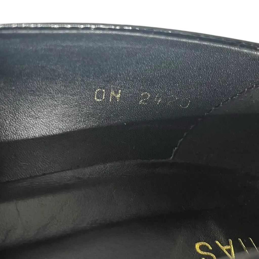 ALOHAS Patent Leather Loafers Women’s Size 9 Black Block Heel Slip-On - Image 13