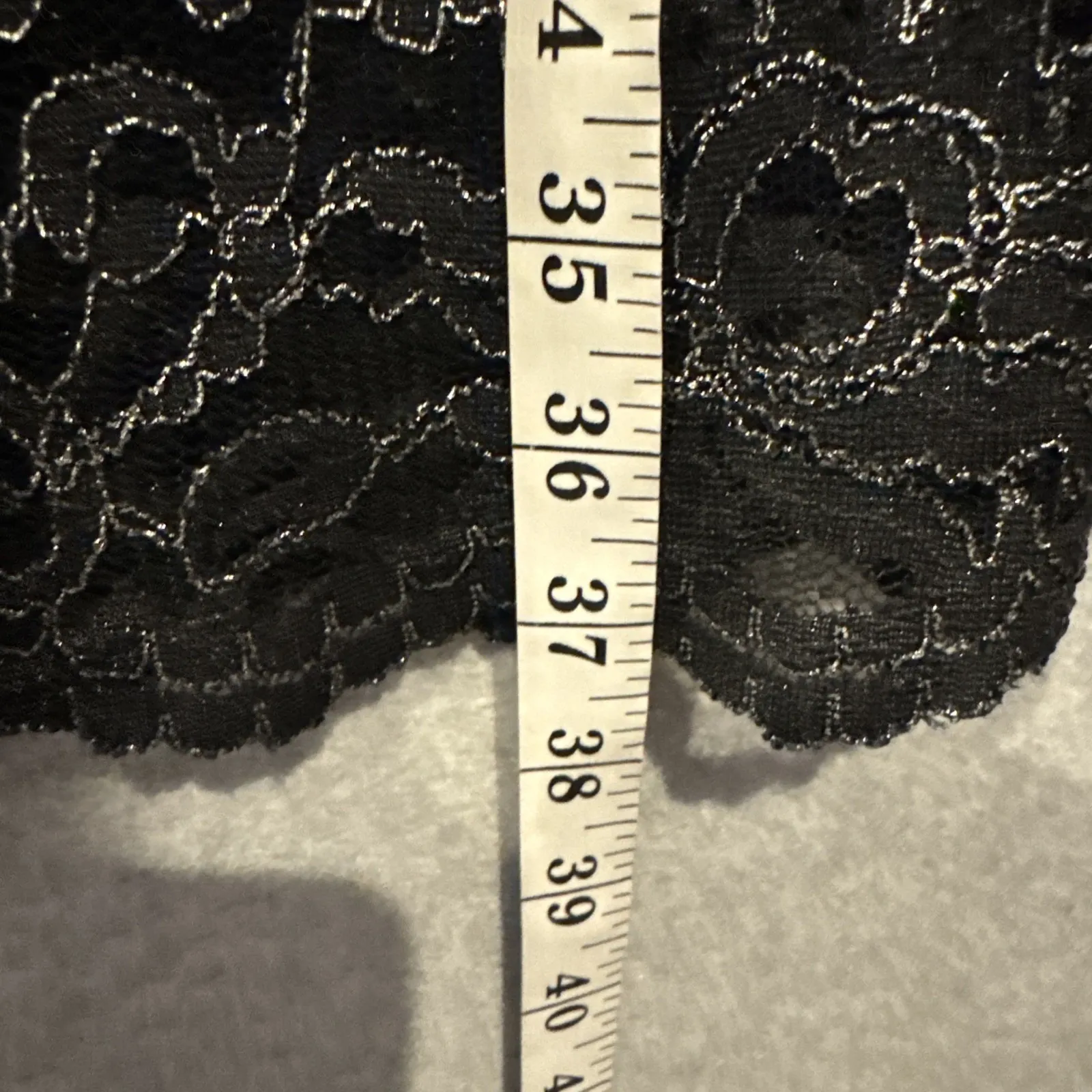 Vintage Y2K G by Guess Dress Womens XL Floral Crochet Overlay Whimsigoth Witchy - Image 14