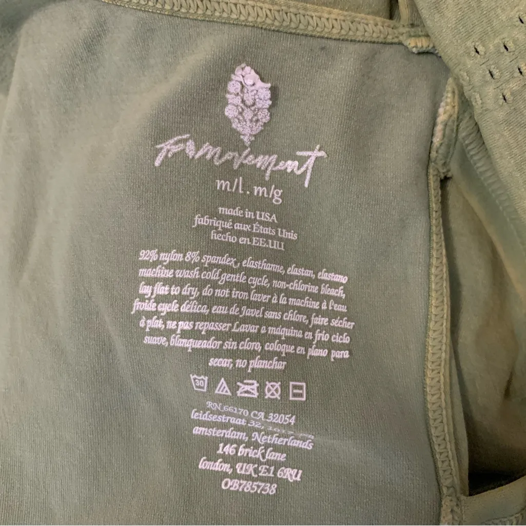 NWOT Free people movement good karma onesie jumpsuit M/L - Image 9