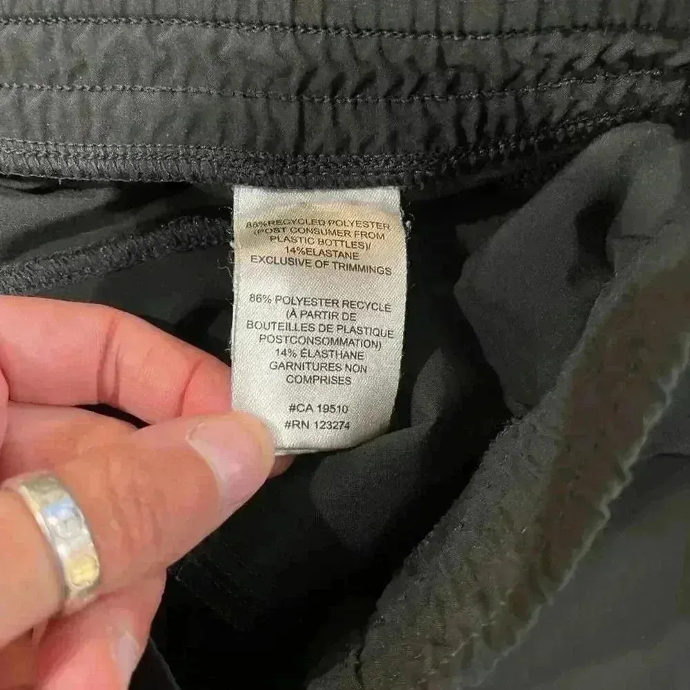 Lole Tech Joggers Black Drawstring Ankles Elastic Waistband Womens XL Athleisure - Image 5