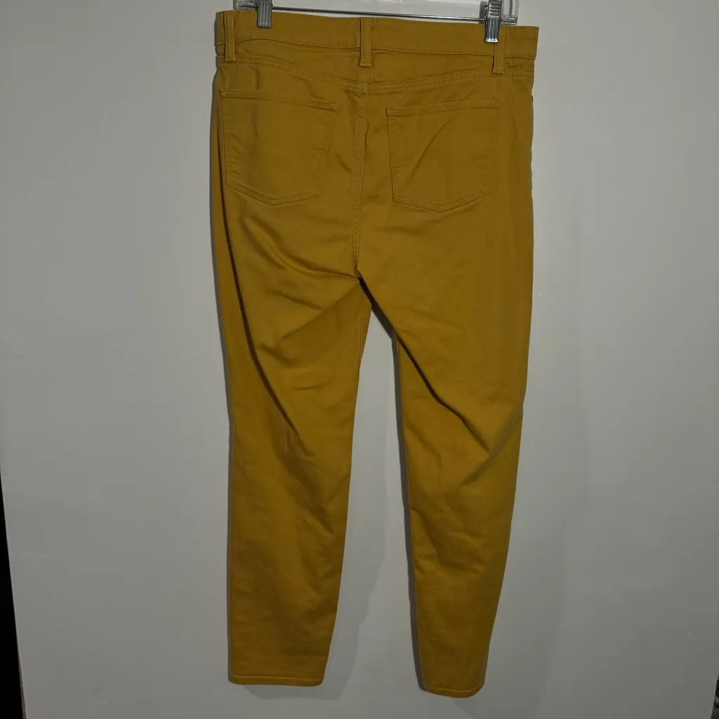 Talbots Flawless Slim Ankle Jeans In Yellow‎ Size 8 - Image 6
