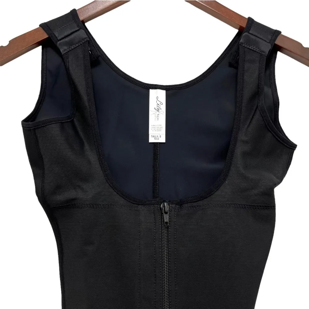 Lily Colombian Faja Body Shaper Girdle Waist Trainer Bodysuit Black Size S - Image 3