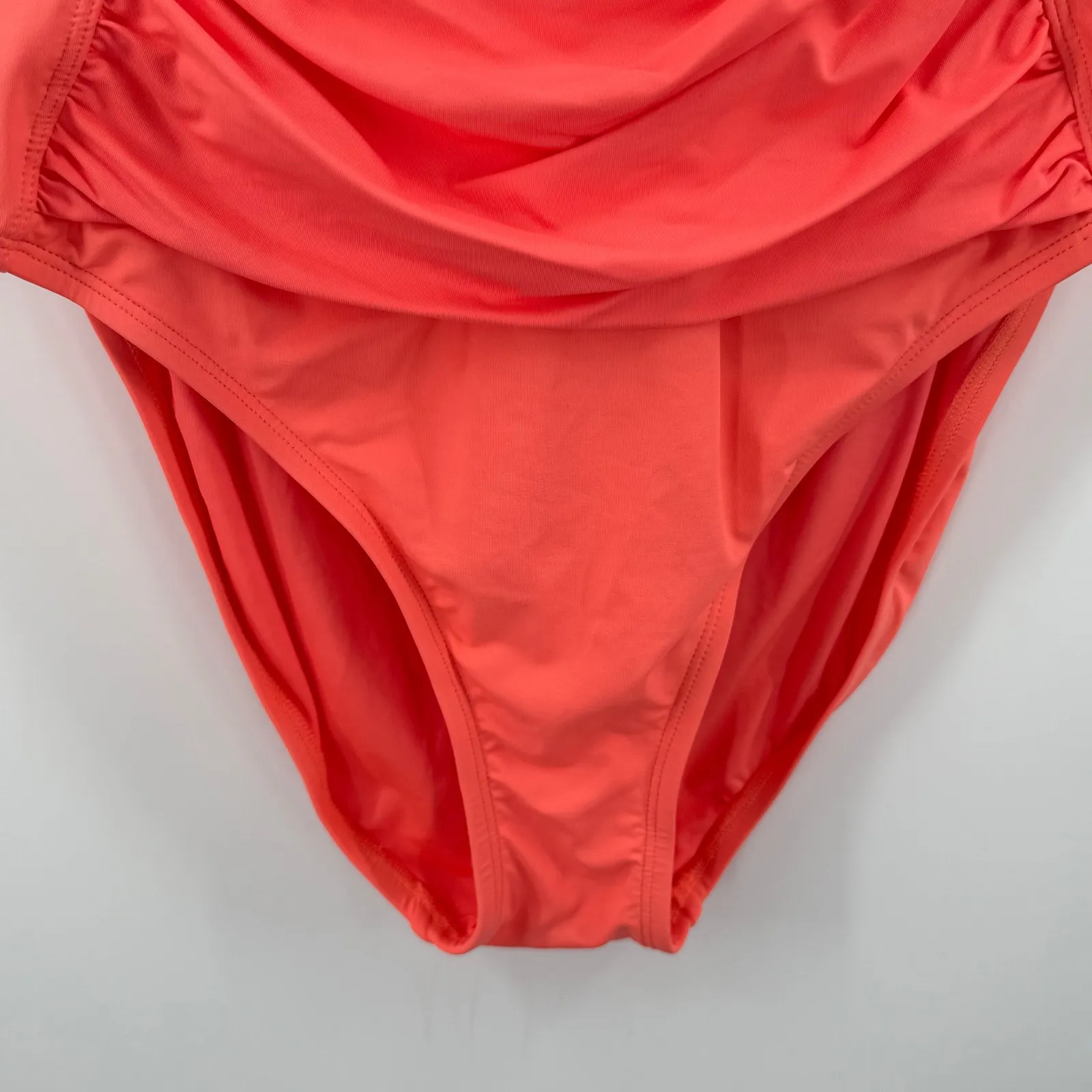 La Blanca Swimsuit SZ 12 NWT Island Goddess Birds of Paradise Halter One Piece - Image 14