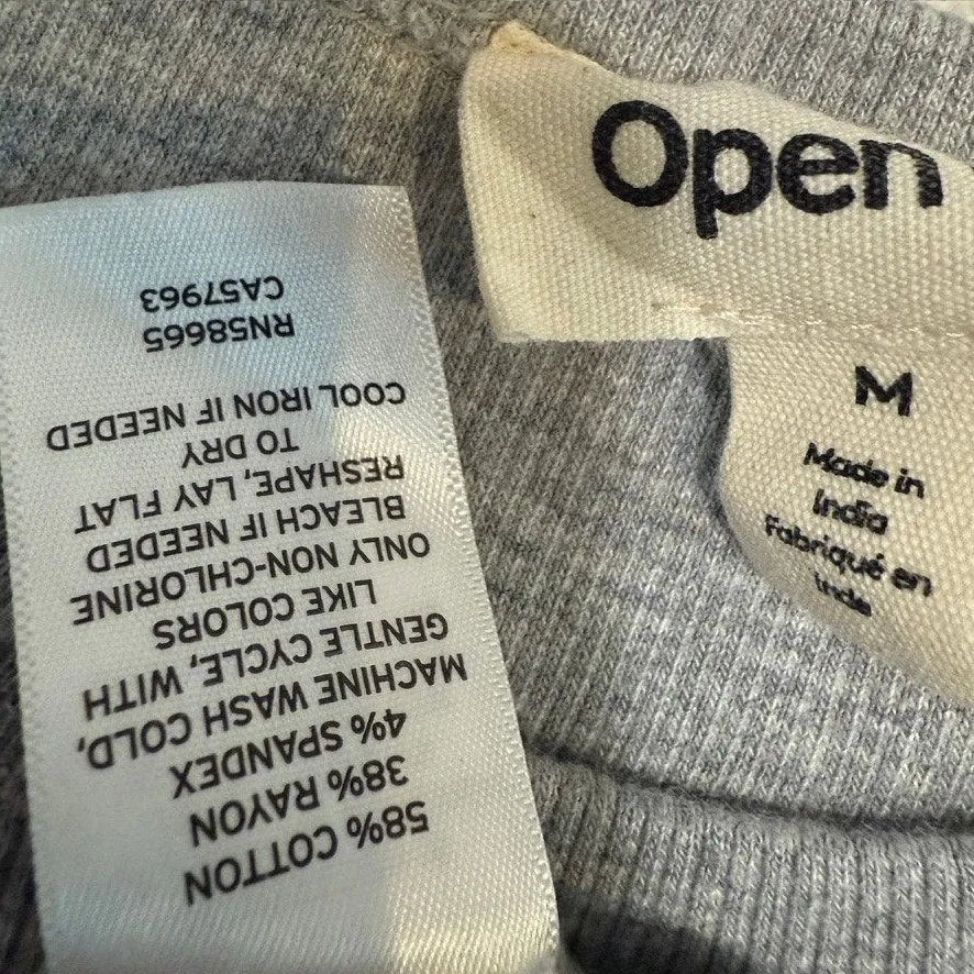 new Open Edit medium racerback ribbed cropped tank top BC 3132 - Image 4