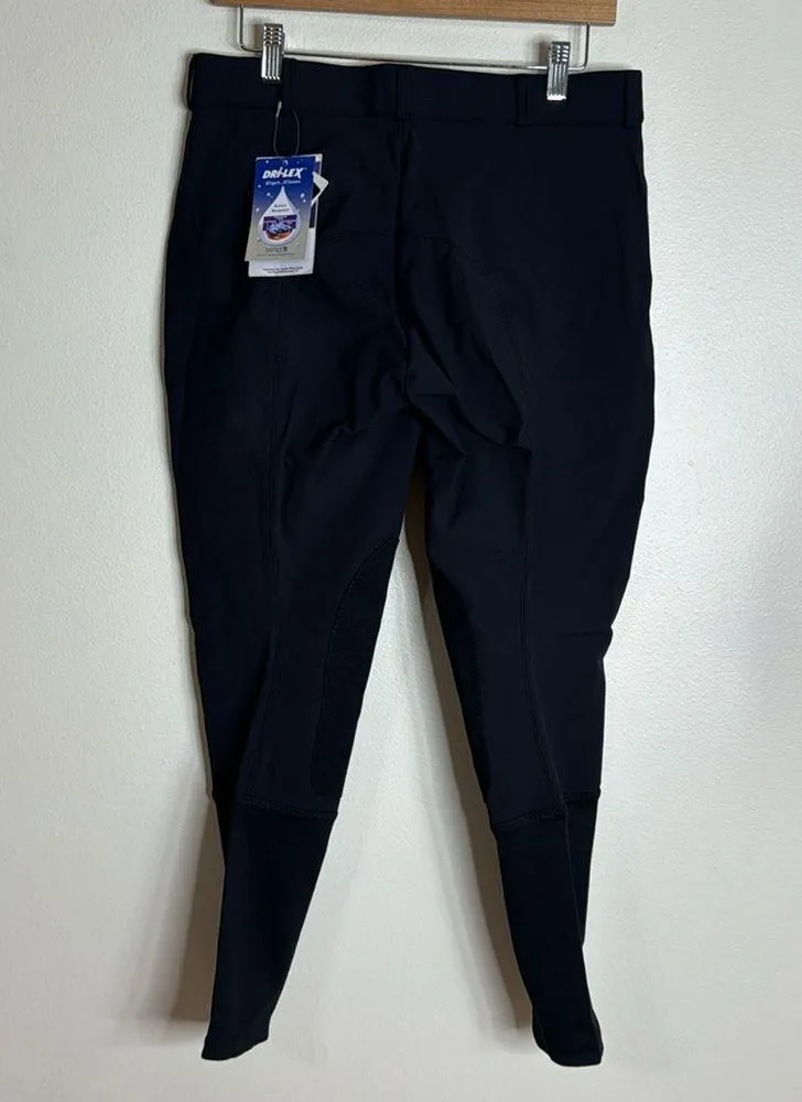 Ovation breeches dri lex ladies navy blue riding pants size 32 R - Image 7
