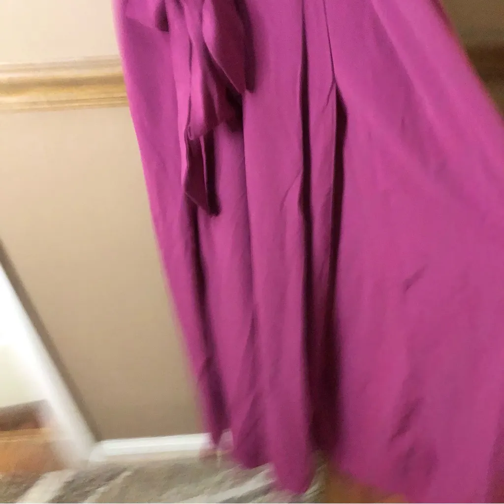 Lulu’s Hype Dream Wide Leg Slit‎ Strappy Jumpsuit Pink Small - Image 4